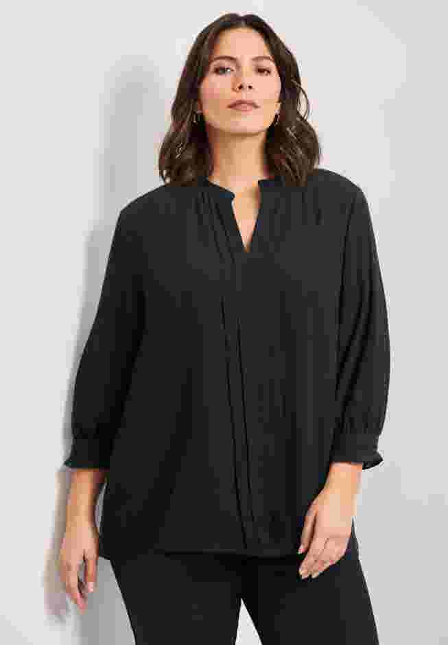 Pintuck Popover Top image number 0
