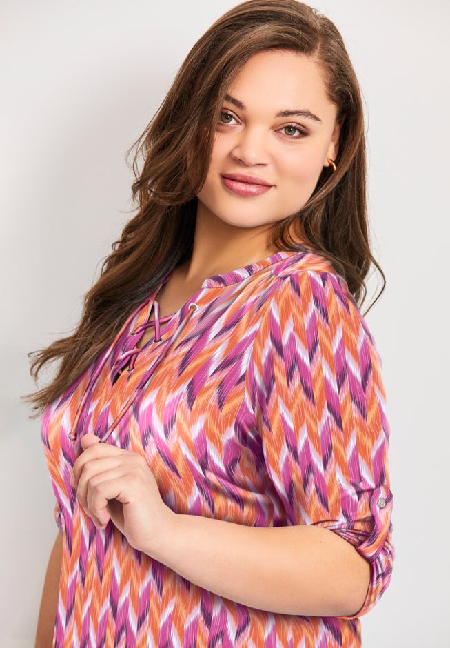 Lace Up Tee image number 3