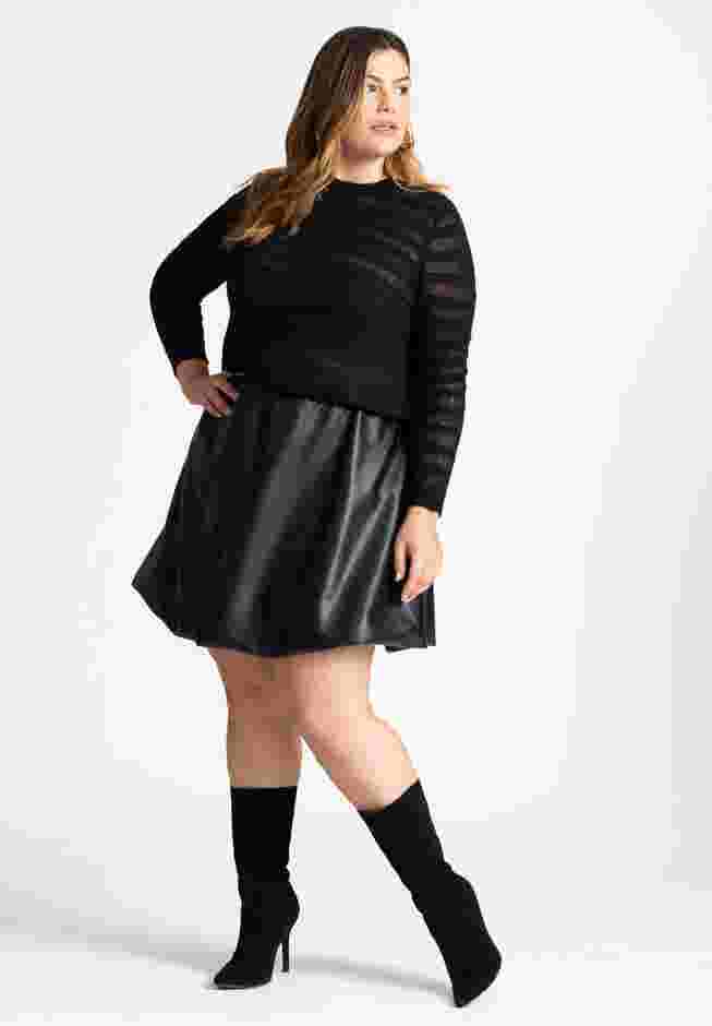 Sheer Stripe Top image number 3