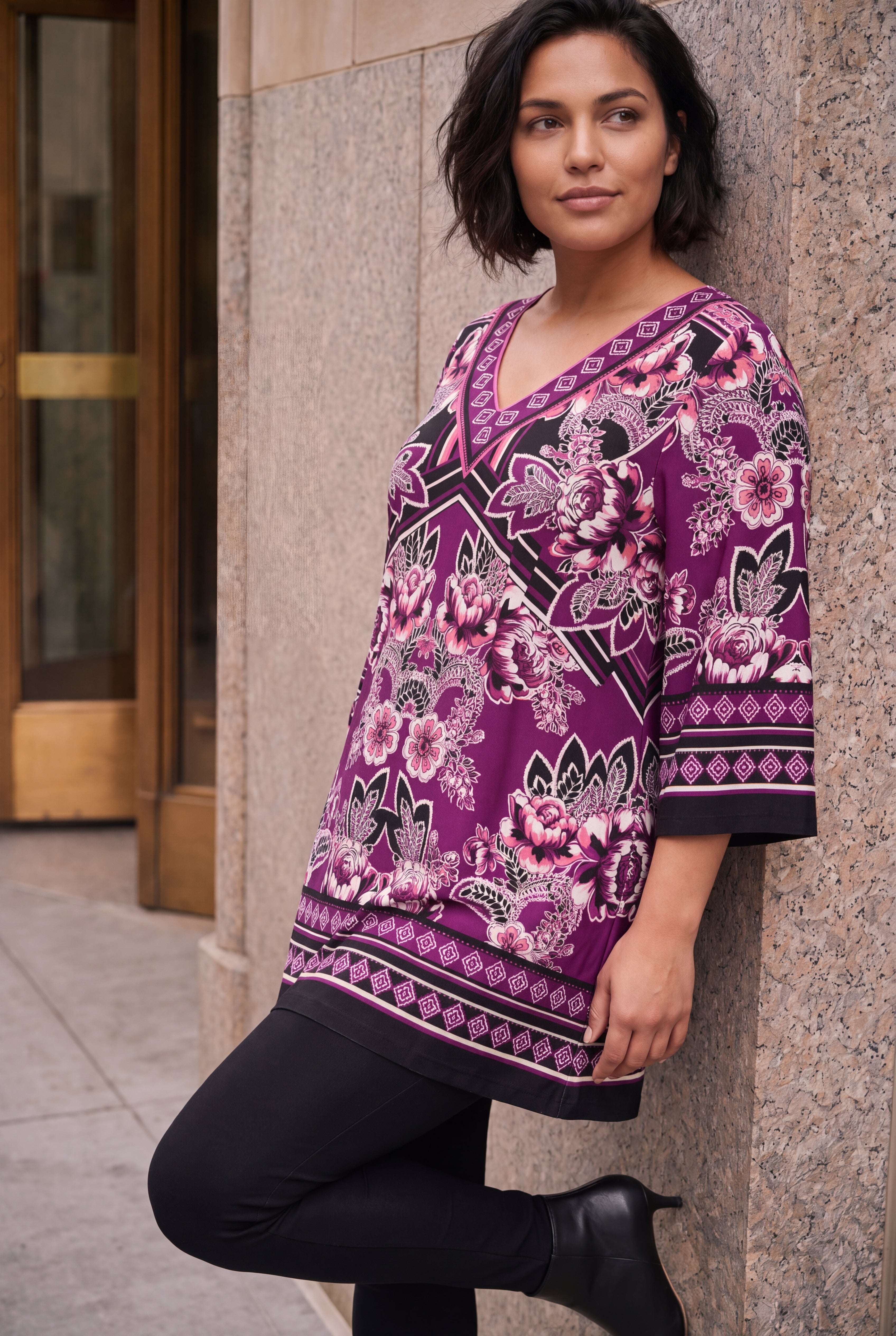 Scarf Print Tunic image number 3