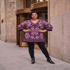 Scarf Print Tunic image number 4