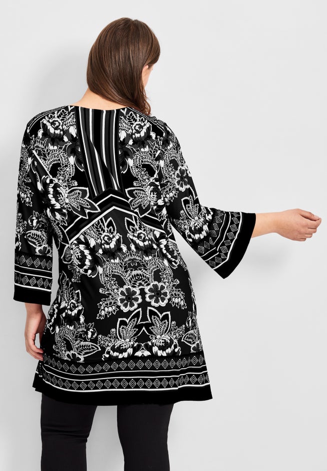 Scarf Print Tunic image number 1