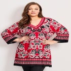 Scarf Print Tunic image number null
