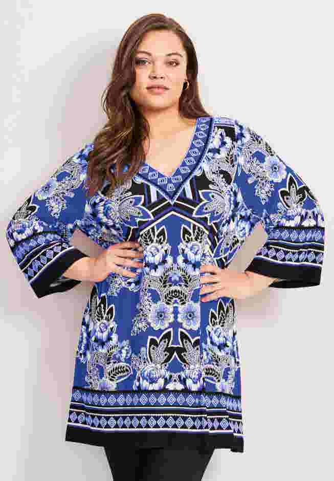 Scarf Print Tunic image number 0