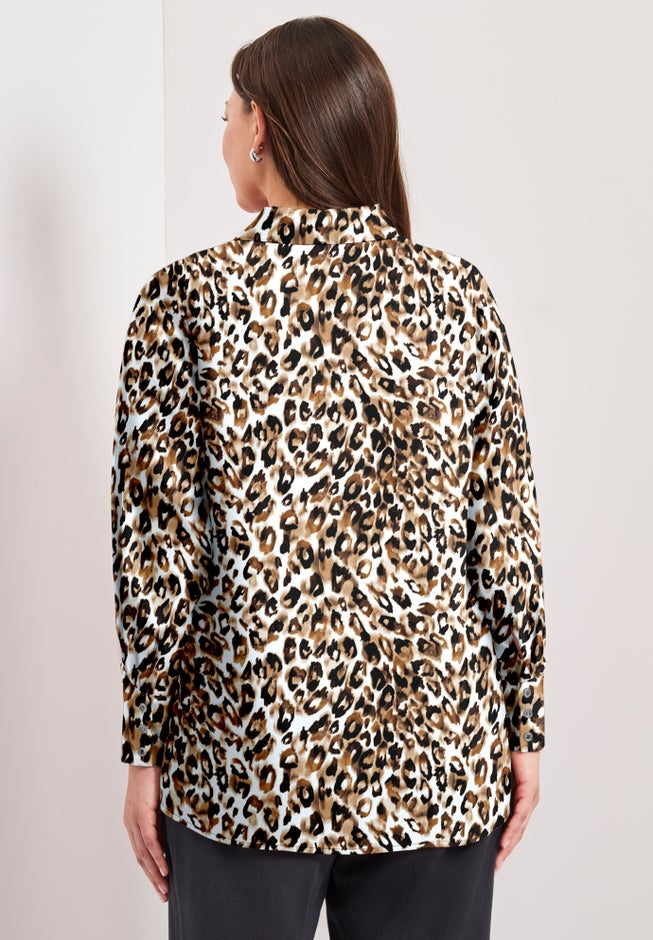 Button Front Blouse image number 1