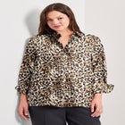 Button Front Blouse image number null