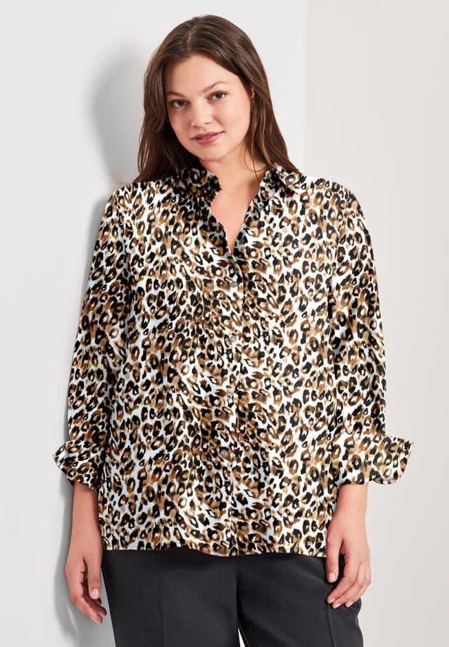 Button Front Blouse image number 3