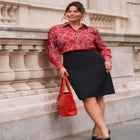 Button Front Blouse image number null