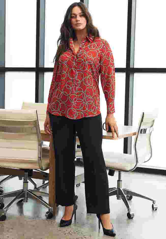 Button Front Blouse image number 4