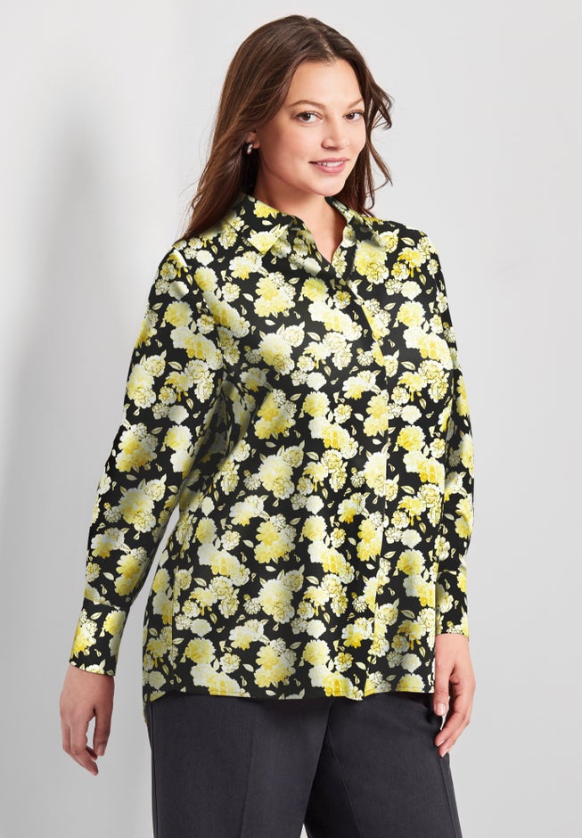 Button Front Blouse image number 2