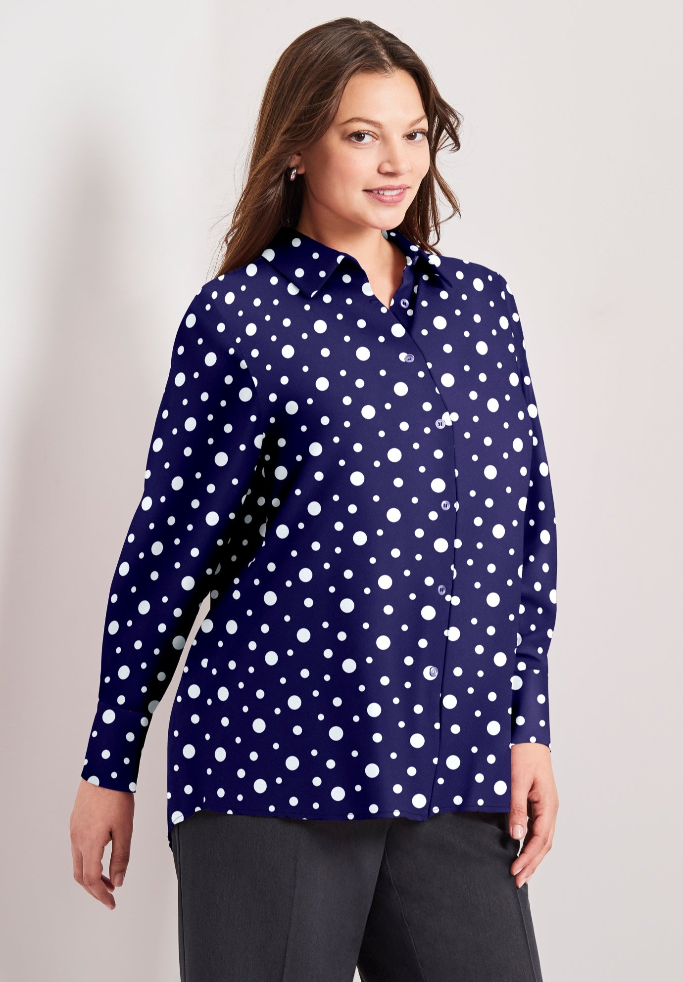 Button Front Blouse image number 2