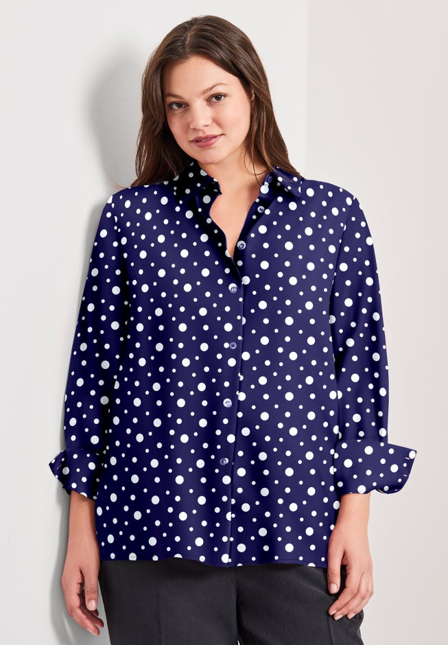 Button Front Blouse image number 3