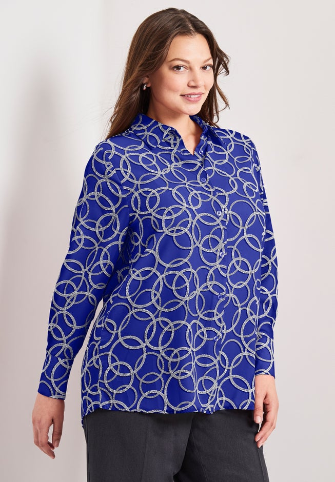 Button Front Blouse image number 2