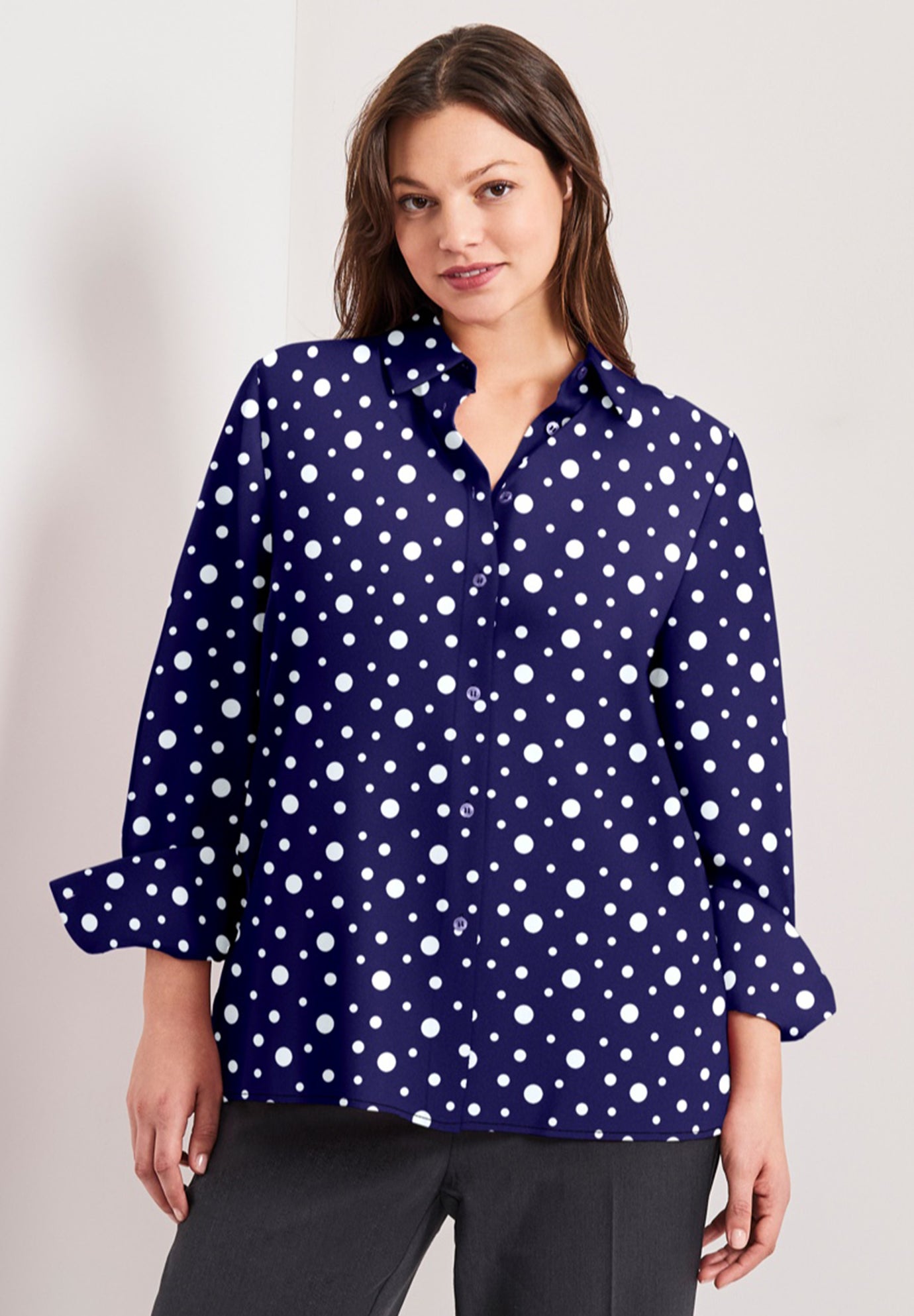 Button Front Blouse image number 0