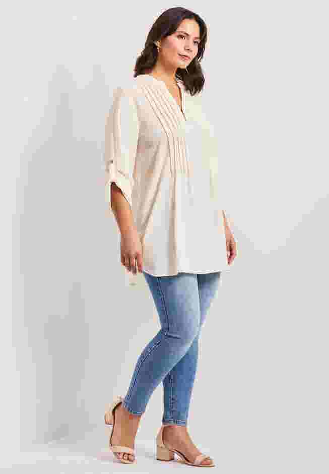 Roll Tab Zip Front Tunic image number 2