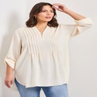 Roll Tab Zip Front Tunic image number null