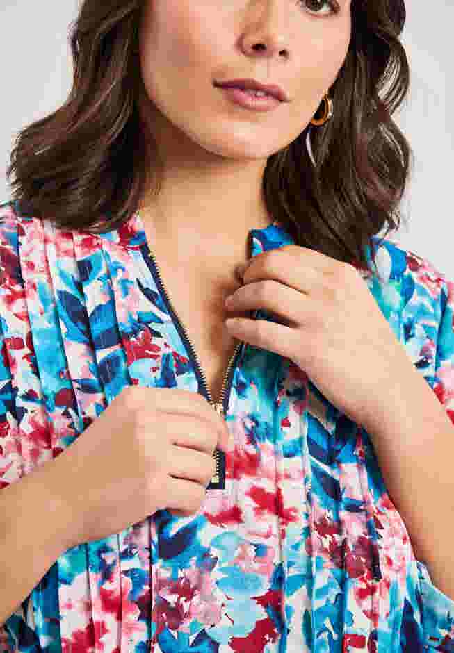 Roll Tab Zip Front Tunic image number 3