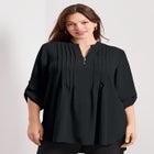 Roll Tab Zip Front Tunic image number null