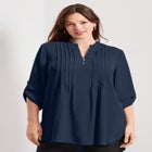 Roll Tab Zip Front Tunic image number null