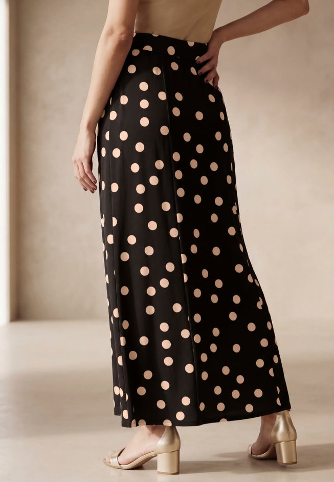 Stretch Knit Maxi Skirt image number 1
