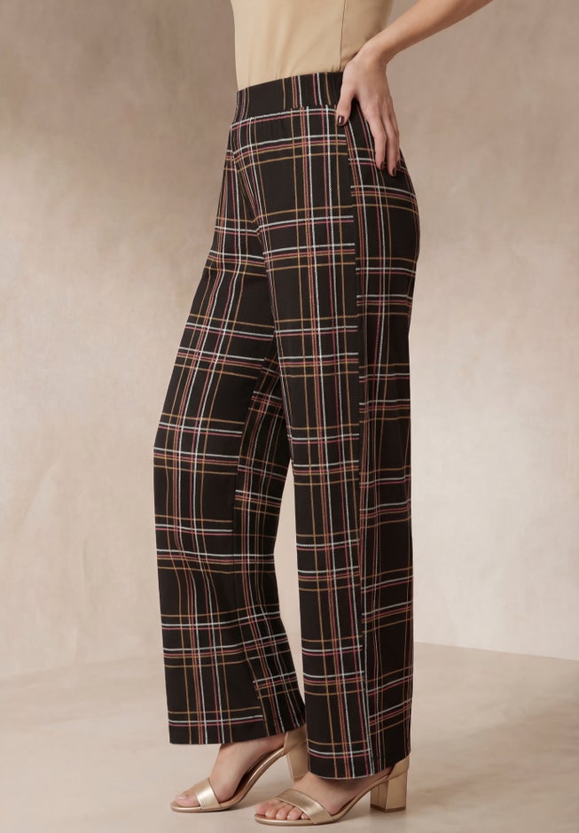 Stretch Knit Wide Leg Pant image number 2