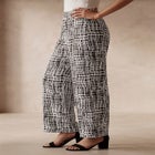 Stretch Knit Wide Leg Pant image number null