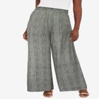 Stretch Knit Wide Leg Pant image number null