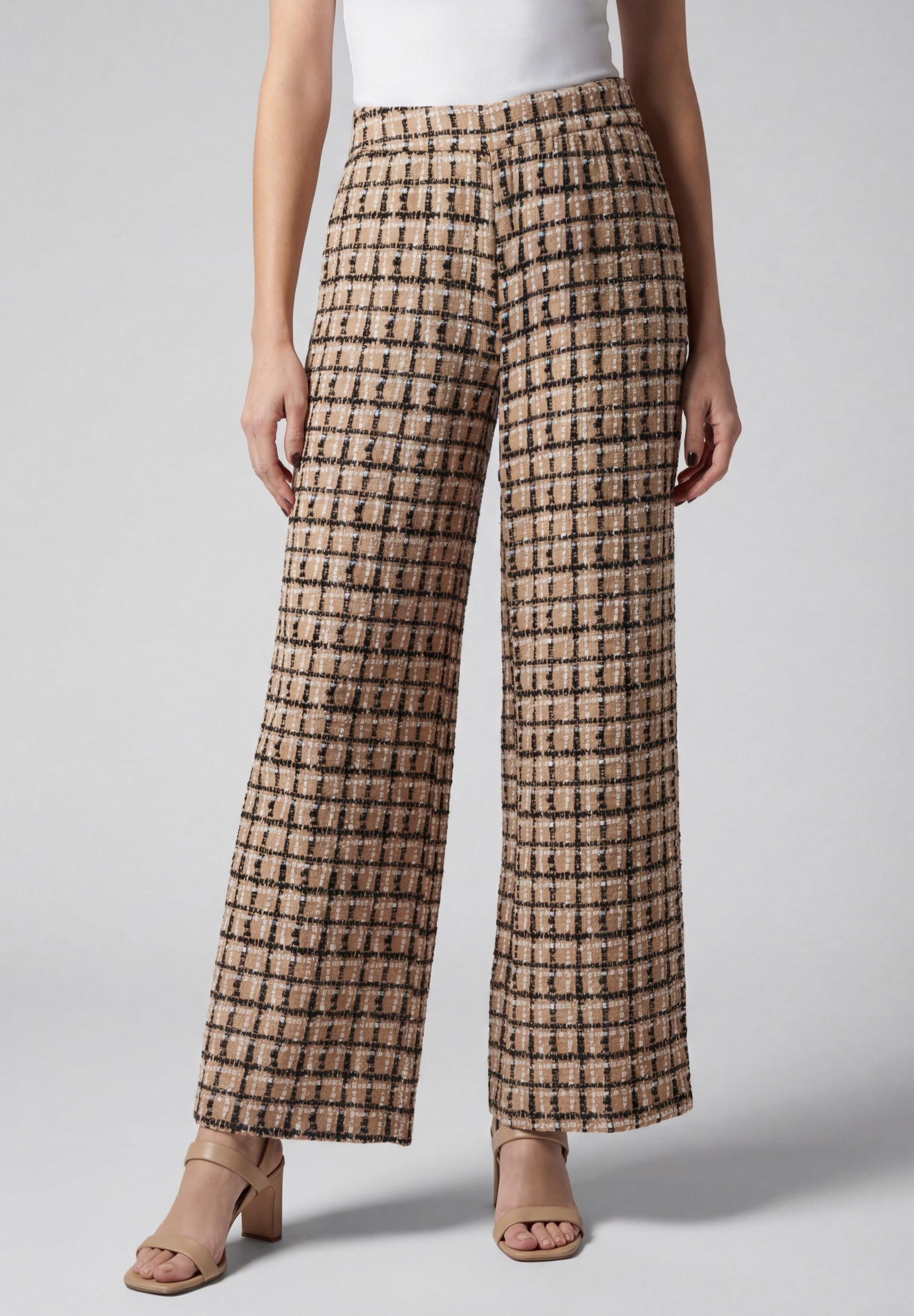 Stretch Knit Wide Leg Pant image number 0