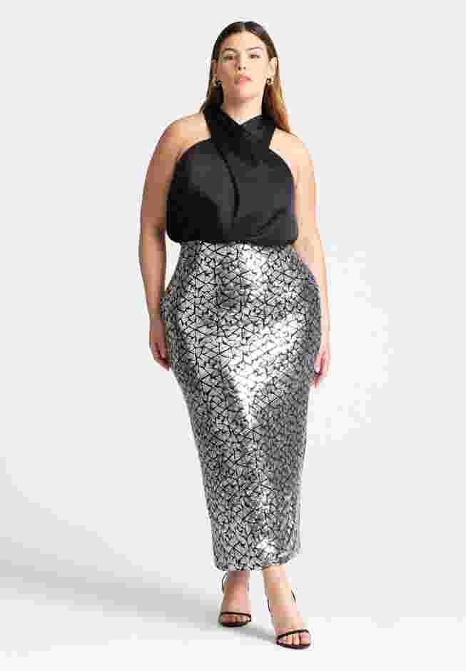 Maxi Sequin Skirt image number 0