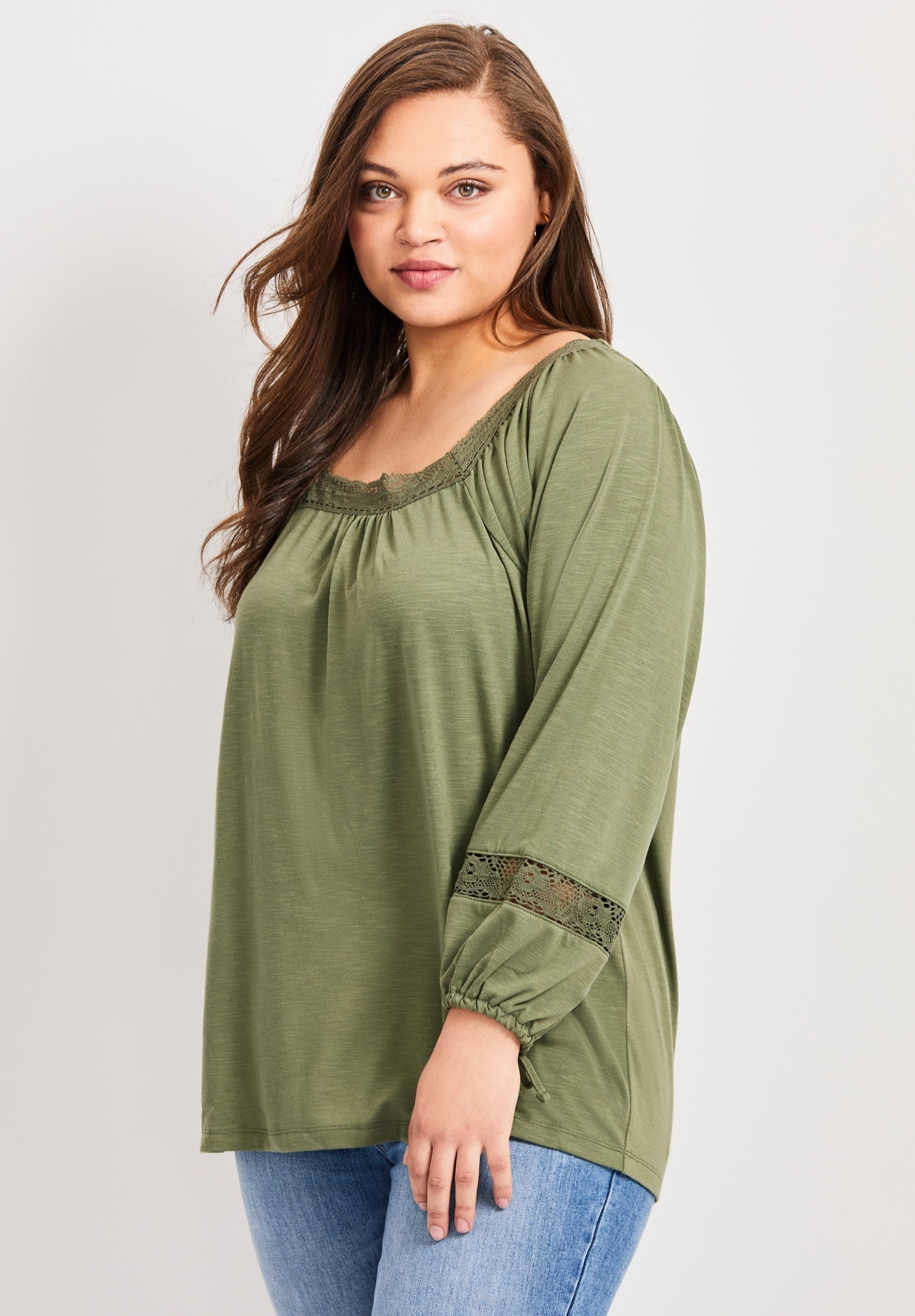 Crochet Trim Top image number 2