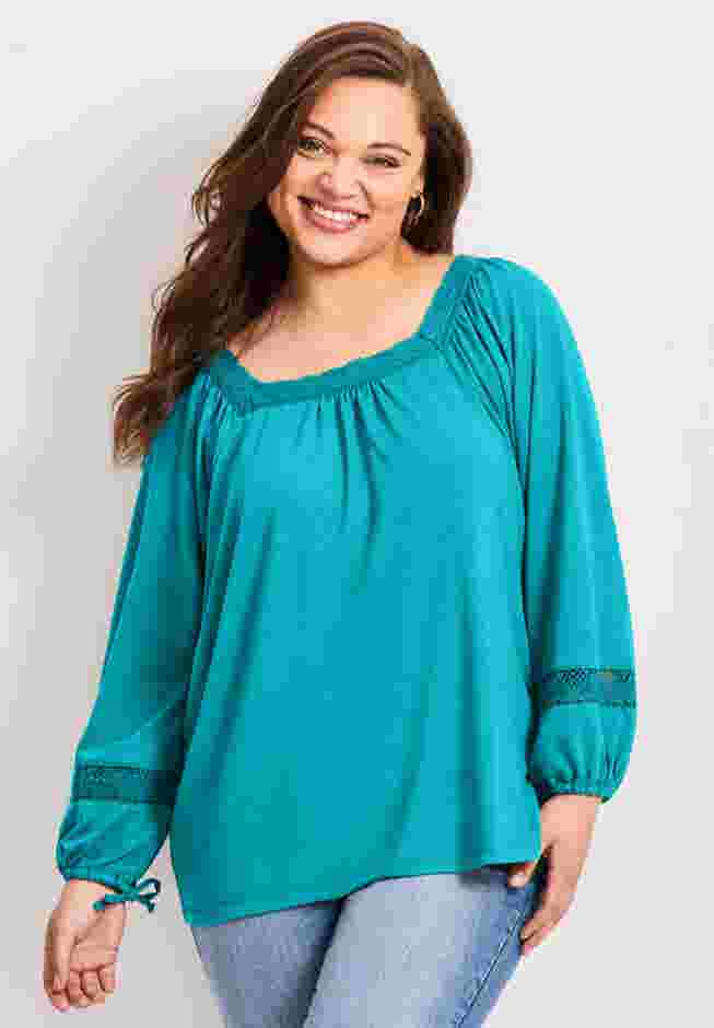 Crochet Trim Top image number 0