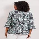 Tiered Ruffle Sleeve Top image number null