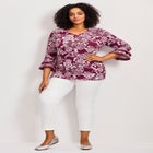 Tiered Ruffle Sleeve Top image number null