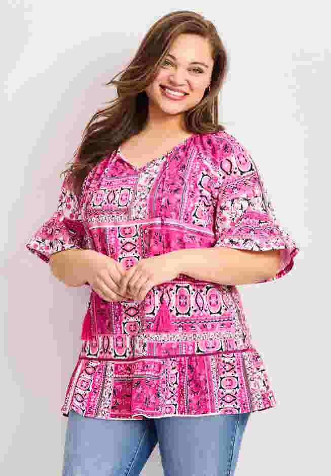 Flutter Sleeve Top image number 0