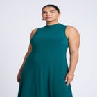 Mock Sleeveless Maxi Dress image number null