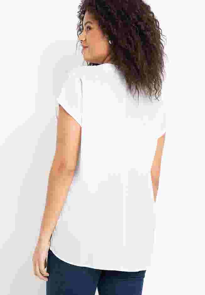 Notch Collar Blouse image number 1
