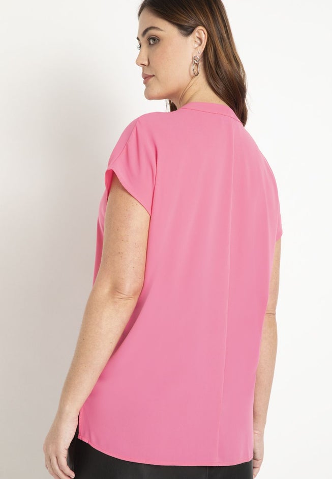 Notch Collar Blouse image number 1