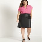 Notch Collar Blouse image number null