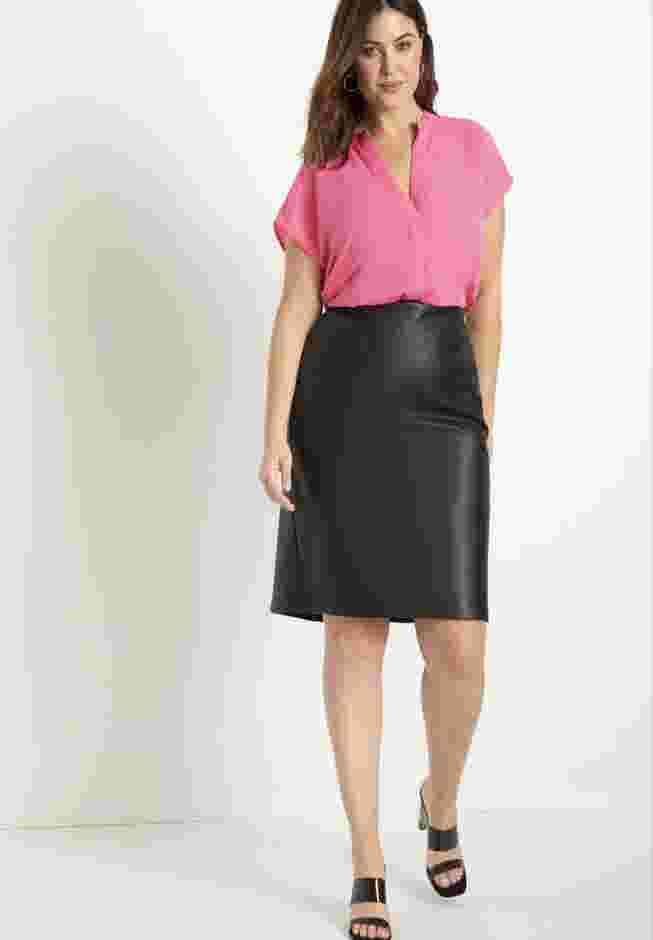 Notch Collar Blouse image number 2