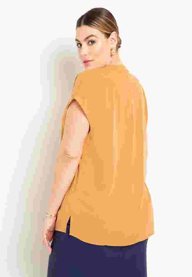 Notch Collar Blouse image number 1