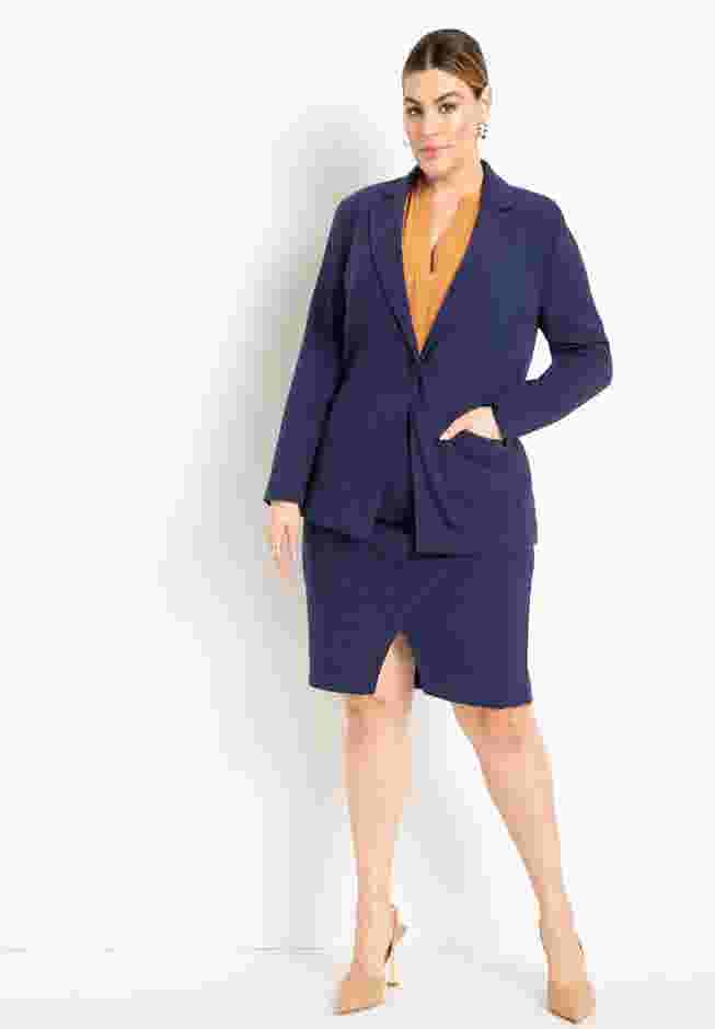 Notch Collar Blouse image number 2