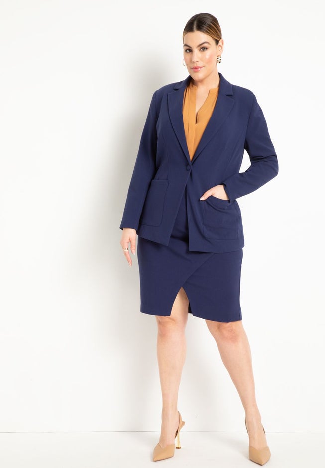 Notch Collar Blouse image number 2