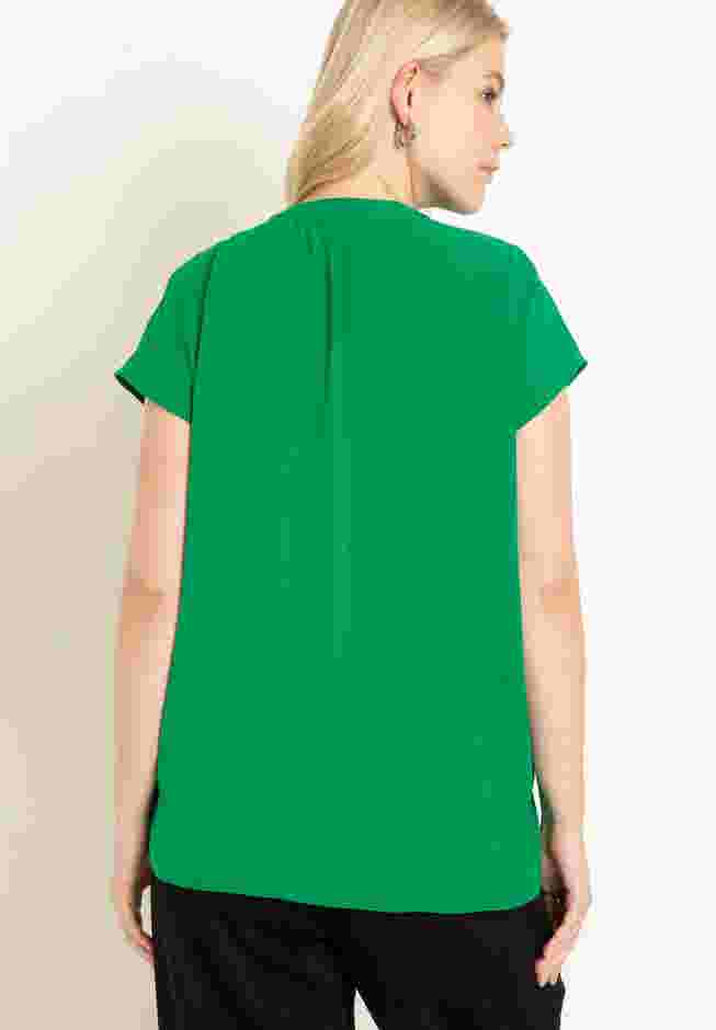 Notch Collar Blouse image number 1