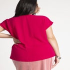 Notch Collar Blouse image number null