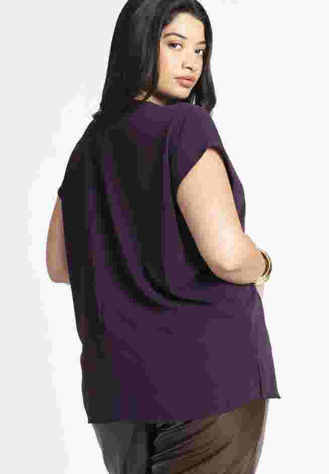 Notch Collar Blouse image number 1