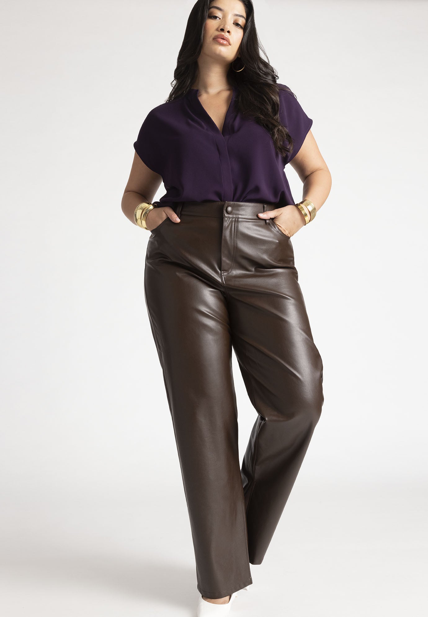 Notch Collar Blouse image number 2