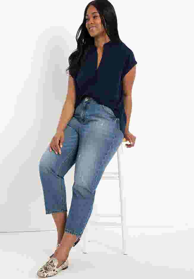 Notch Collar Blouse image number 2