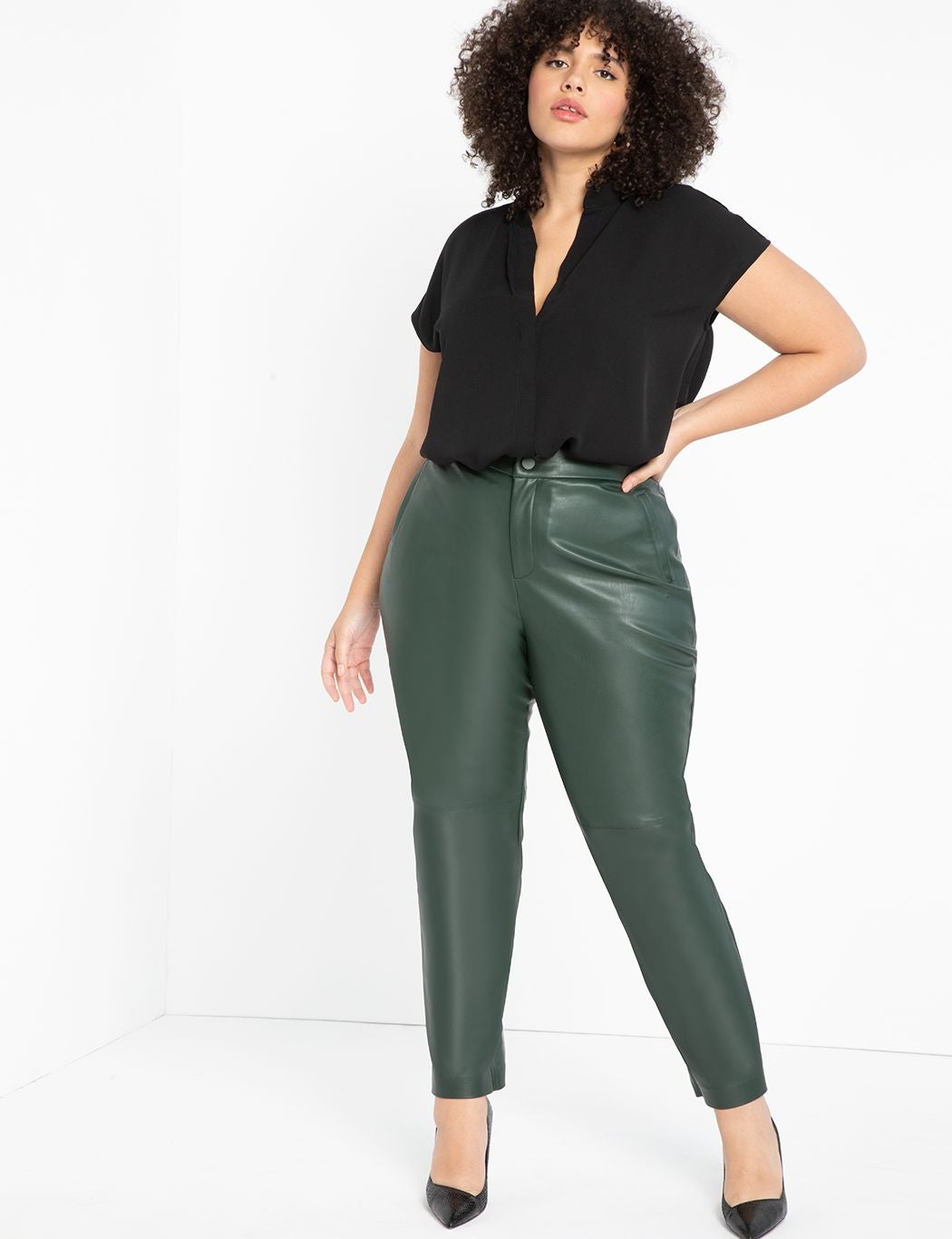 Notch Collar Blouse image number 2