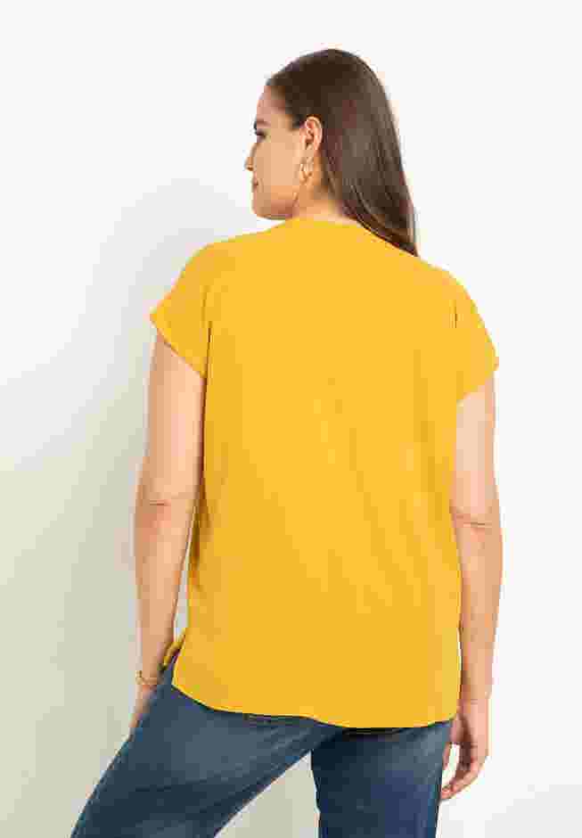 Notch Collar Blouse image number 1