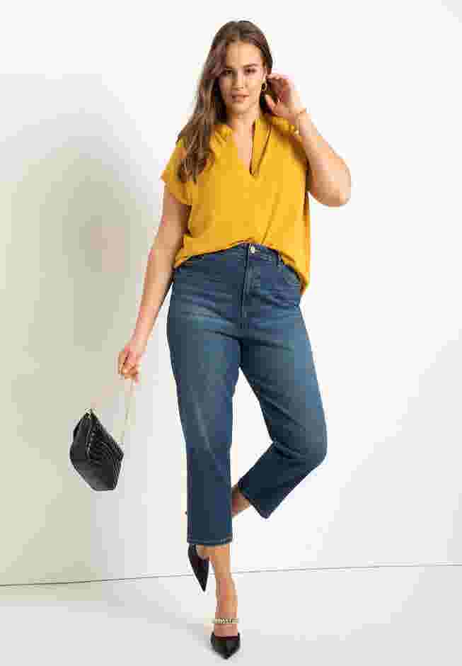 Notch Collar Blouse image number 2